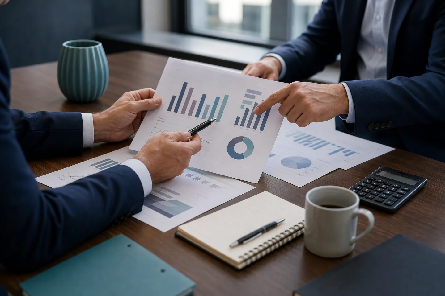 Review of financial documents by a management committee